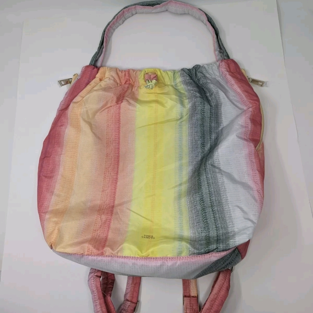 VINCE CAMUTO Harlo Backpack, Handbag Sunset Stripe